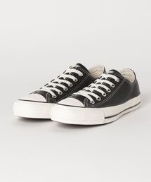 CONVERSE | CONVERSE コンバース LEATHER AS US OX 31303220 BLACK(スニーカー)