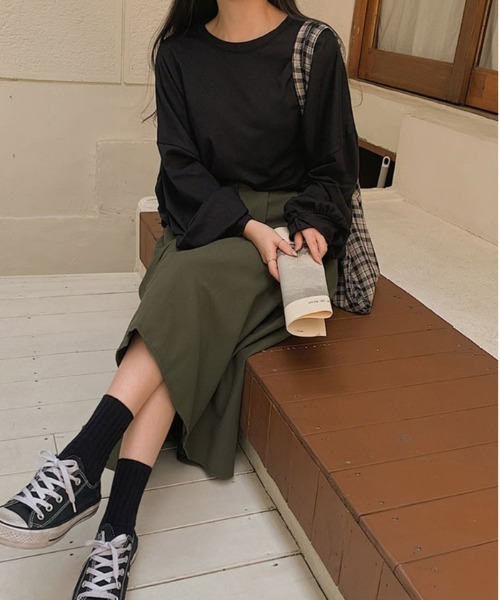 セール Merongshop メロンショップ バルーン袖スウェットtシャツ Tシャツ カットソー Merongshop メロンショップ のファッション通販 Zozotown