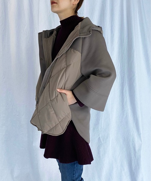 【美品】LUGIVA（ルギヴァ）　バックキルティングジャケットコート LUGIVA（ルギヴァ）の「ダウンキルトジャケット（その他アウター
