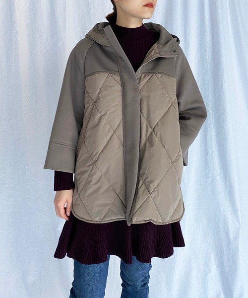 【美品】LUGIVA（ルギヴァ）　バックキルティングジャケットコート LUGIVA（ルギヴァ）の「ダウンキルトジャケット（その他アウター