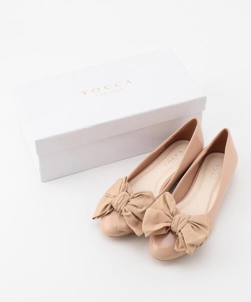 TOCCA(トッカ)の「TIED RIBBON FLATSHOES フラットシューズ(パンプス・レディース・ブラック系5/ピンク系/ブラック系・38/37/36/35)」の12枚目の写真
