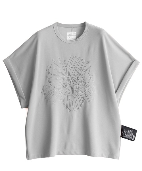 SHAREEF(シャリーフ)の「GEORGETTE JQ P/O "ABSTRACT FLOWER"(Tシャツ/カットソー・メンズ・ブラウン/ネイビー/ブラック/ピンク/ホワイト系その他・2/3/1)」の1枚目の写真