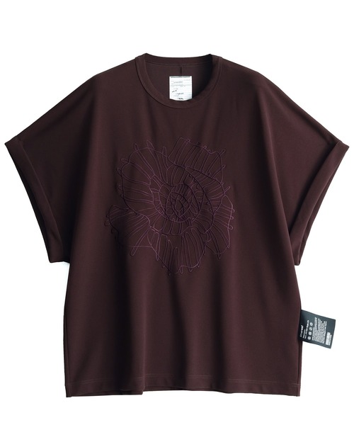 SHAREEF(シャリーフ)の「GEORGETTE JQ P/O "ABSTRACT FLOWER"(Tシャツ/カットソー・メンズ・ブラウン/ネイビー/ブラック/ピンク/ホワイト系その他・2/3/1)」の3枚目の写真