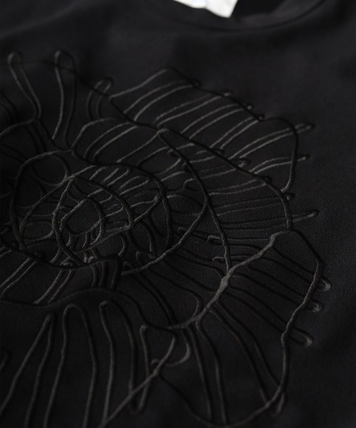 SHAREEF(シャリーフ)の「GEORGETTE JQ P/O "ABSTRACT FLOWER"(Tシャツ/カットソー・メンズ・ブラウン/ネイビー/ブラック/ピンク/ホワイト系その他・2/3/1)」の15枚目の写真