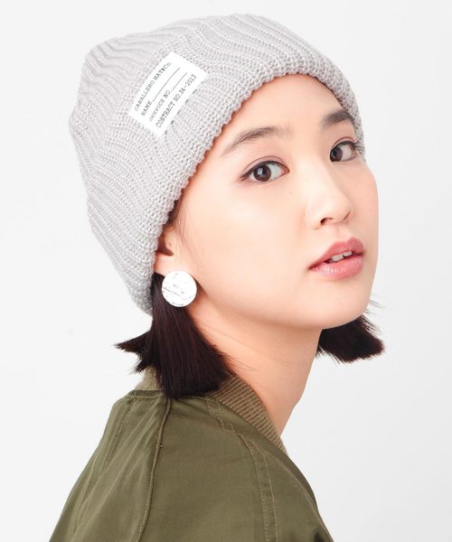 CABALLERO（キャバレロ）の「キャバレロ ニット帽 CABALLERO MILITARY WATCH KNIT TAG タグ付き（ニットキャップ/ビーニー・レディース・ブラック/ブラック×ホワイト/ブラック×グレー/グレー/チャコール/ブラウン/バーガンディー/オレンジ/カーキ/ネイビー/ロイヤルブルー/パープル/マスタード/レッド/ブラック系その他/イエロー系その他/レッド系その他/ブルー系その他/パープル系その他/グリーン系その他/オレンジ系その他/ブラック系その他2/レッド系その他2/ブルー系その他2/ブラック系その他3/グレー系その他2/グレー系その他/ブラウン系その他・FREE）」の7枚目の写真