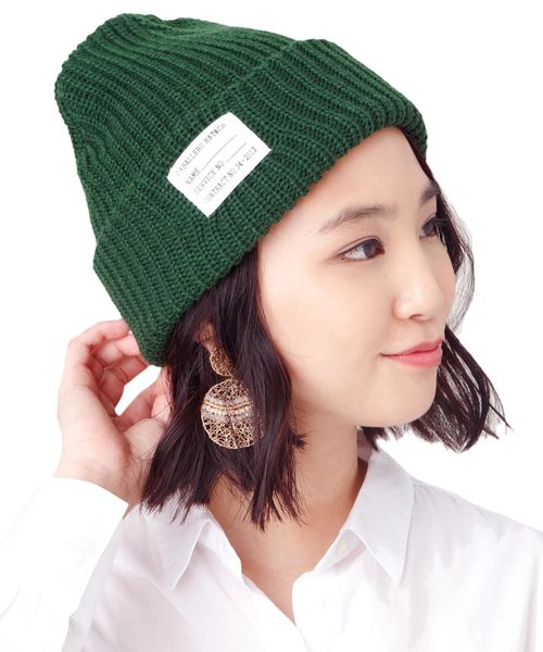 CABALLERO（キャバレロ）の「キャバレロ ニット帽 CABALLERO MILITARY WATCH KNIT TAG タグ付き（ニットキャップ/ビーニー・レディース・ブラック/ブラック×ホワイト/ブラック×グレー/グレー/チャコール/ブラウン/バーガンディー/オレンジ/カーキ/ネイビー/ロイヤルブルー/パープル/マスタード/レッド/ブラック系その他/イエロー系その他/レッド系その他/ブルー系その他/パープル系その他/グリーン系その他/オレンジ系その他/ブラック系その他2/レッド系その他2/ブルー系その他2/ブラック系その他3/グレー系その他2/グレー系その他/ブラウン系その他・FREE）」の13枚目の写真