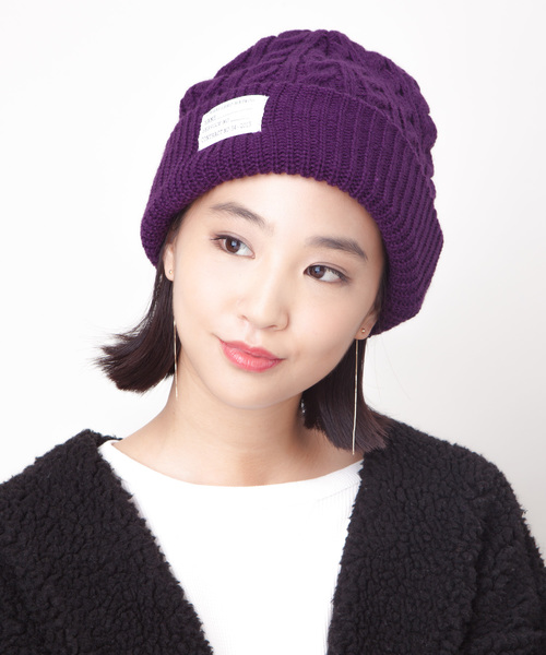 CABALLERO（キャバレロ）の「キャバレロ ニット帽 CABALLERO MILITARY WATCH KNIT TAG タグ付き（ニットキャップ/ビーニー・レディース・ブラック/ブラック×ホワイト/ブラック×グレー/グレー/チャコール/ブラウン/バーガンディー/オレンジ/カーキ/ネイビー/ロイヤルブルー/パープル/マスタード/レッド/ブラック系その他/イエロー系その他/レッド系その他/ブルー系その他/パープル系その他/グリーン系その他/オレンジ系その他/ブラック系その他2/レッド系その他2/ブルー系その他2/ブラック系その他3/グレー系その他2/グレー系その他/ブラウン系その他・FREE）」の20枚目の写真