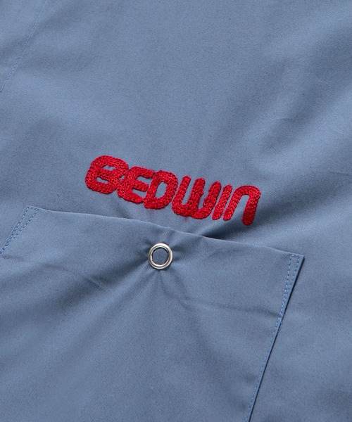 BEDWIN & THE HEARTBREAKERS(ベドウィン アンド ザ ハートブレイカーズ)の「S/S WORK SHIRT "BOB"(シャツ/ブラウス・メンズ・ブルー/グレー/ホワイト×ブラック・LARGE/X-LARGE/MEDIUM)」の18枚目の写真
