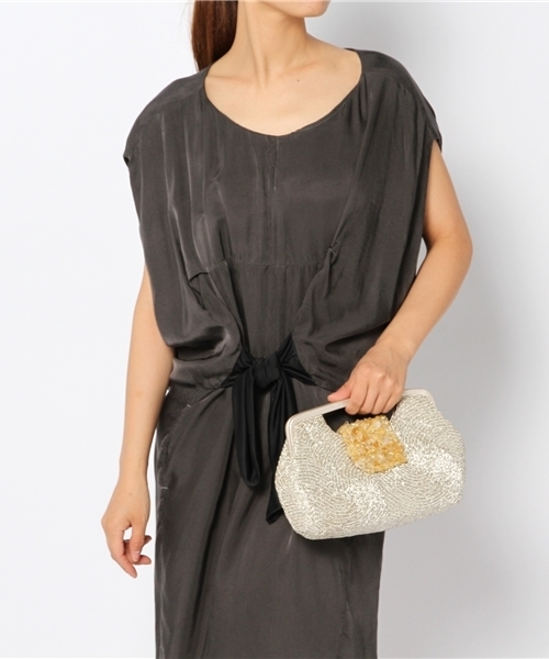 GALLARDAGALANTE（ガリャルダガランテ）の「フラップストーンビーズBAG  