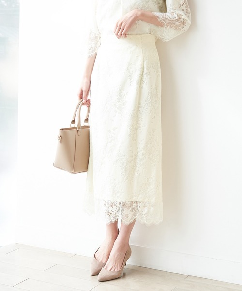 セットアップ対応 ラッセルレーススカート スカート Rope Picnic ロペピクニック のファッション通販 Zozotown