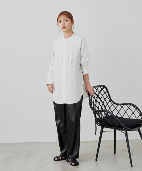 Aunt Marie's(アントマリーズ)の「レザーライクリラックスイージーパンツ(その他パンツ・レディース・ブラック/ベージュ・FREE/SMALL)」の7枚目の写真