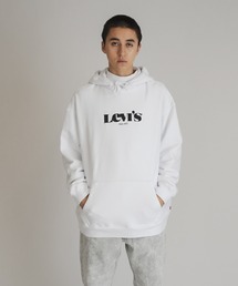 Levi's | リラックスグラフィックフーディー MV LOGO PO WHITE(パーカー)