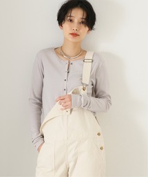 journal standard L'essage（ジャーナルスタンダードレサージュ）の「キョウネンランダムテレコヘンリーネック（Tシャツ/カットソー・レディース）」