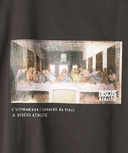 179/WG（イチナナキュウダブルジー）の「DISCUS絵画ロングスリーブTシャツ（Tシャツ/カットソー・レディース・ブラック/オフホワイト・FREE）」の13枚目の写真