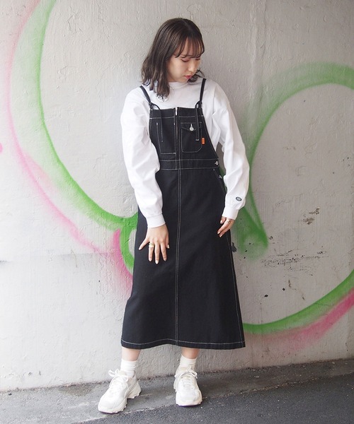 179/WG（イチナナキュウダブルジー）の「DISCUS絵画ロングスリーブTシャツ（Tシャツ/カットソー・レディース・ブラック/オフホワイト・FREE）」の16枚目の写真