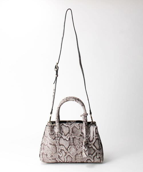 MARCO BIANCHINI（マルコビアンチーニ）の「[ 別注 ][ マルコ ビアンキー二 ] MARCO BIANCHINI CS ボストン 2WAY ショルダー バッグ パイソン（ショルダーバッグ・レディース・その他1・FREE）」の8枚目の写真