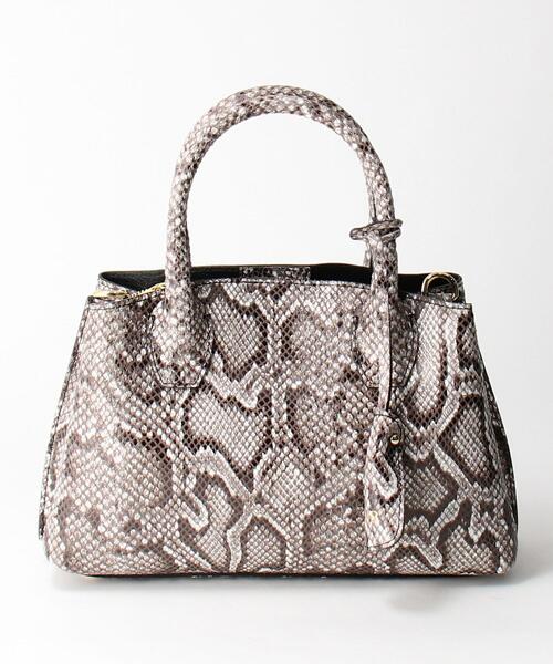 MARCO BIANCHINI（マルコビアンチーニ）の「[ 別注 ][ マルコ ビアンキー二 ] MARCO BIANCHINI CS ボストン 2WAY ショルダー バッグ パイソン（ショルダーバッグ・レディース・その他1・FREE）」の10枚目の写真