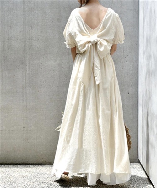 前後2ｗａｙリボンワンピース ワンピース Dream Garden ドリームガーデン のファッション ワンピース セール