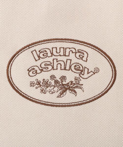 LAURA ASHLEY（ローラアシュレイ）の「ロゴトートバッグ（トートバッグ・レディース・ライトベージュ/ブラック・00）」の8枚目の写真