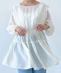 SLURR | ティアード2wayフリルチュニックブラウス(シャツ/ブラウス)