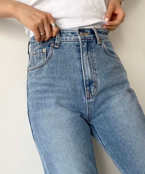 CANAL JEAN(キャナルジーン)の「El mar(エルマール) NEWサイドスリットデニムパンツ(デニムパンツ・レディース・インディゴブルー・SMALL/MEDIUM)」の5枚目の写真