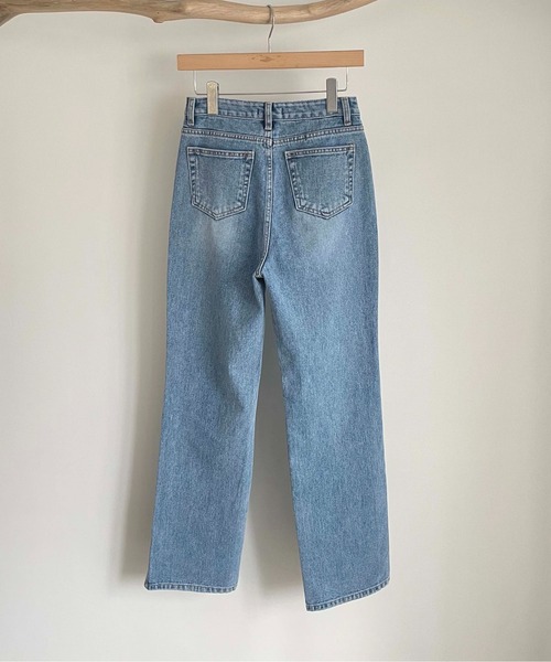 CANAL JEAN(キャナルジーン)の「El mar(エルマール) NEWサイドスリットデニムパンツ(デニムパンツ・レディース・インディゴブルー・SMALL/MEDIUM)」の7枚目の写真