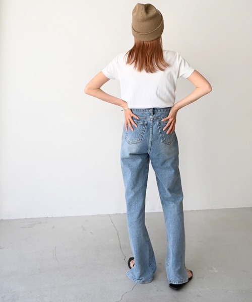 CANAL JEAN(キャナルジーン)の「El mar(エルマール) NEWサイドスリットデニムパンツ(デニムパンツ・レディース・インディゴブルー・SMALL/MEDIUM)」の16枚目の写真