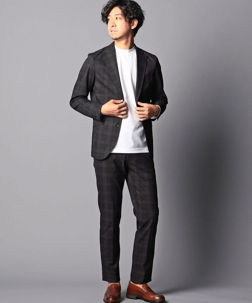 NOLLEY'S goodman（ノーリーズグッドマン）の「COOL DOTS セットアップ テーラードジャケット（テーラードジャケット・メンズ・ネイビー/インディゴブルー/ブラック系その他5・S/XL/M/L）」の18枚目の写真