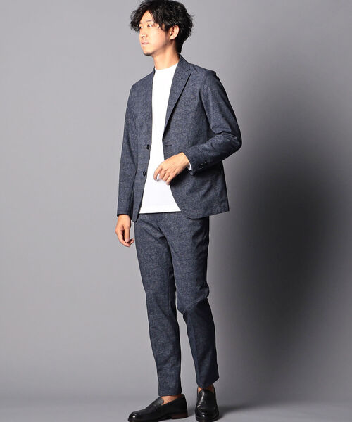 NOLLEY'S goodman（ノーリーズグッドマン）の「COOL DOTS セットアップ テーラードジャケット（テーラードジャケット・メンズ・ネイビー/インディゴブルー/ブラック系その他5・S/XL/M/L）」の20枚目の写真