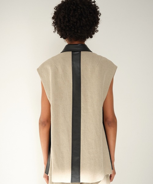 city（シティ）の「【CITY】フレンチリネンジレ（テーラードジャケット・レディース・ベージュ・FREE）」の14枚目の写真