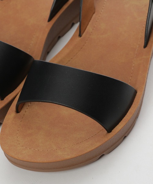 niko and...（ニコアンド）の「オリジナル厚底ネックサンダル（サンダル・レディース・ブラック/イエロー/オレンジ・SMALL/MEDIUM/LARGE）」の4枚目の写真