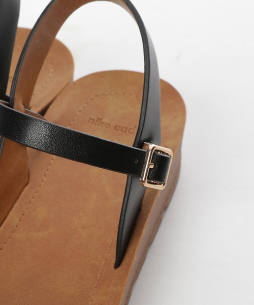 niko and...（ニコアンド）の「オリジナル厚底ネックサンダル（サンダル・レディース・ブラック/イエロー/オレンジ・SMALL/MEDIUM/LARGE）」の9枚目の写真