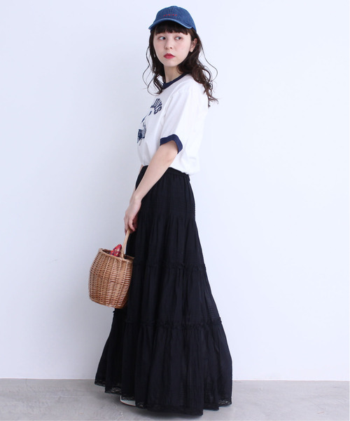 CHILD WOMAN（チャイルドウーマン）の「CERISE刺繍デニムキャップ（キャップ・レディース・ネイビー・FREE）」の7枚目の写真