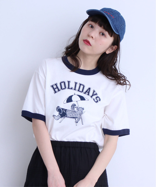 CHILD WOMAN（チャイルドウーマン）の「CERISE刺繍デニムキャップ（キャップ・レディース・ネイビー・FREE）」の8枚目の写真