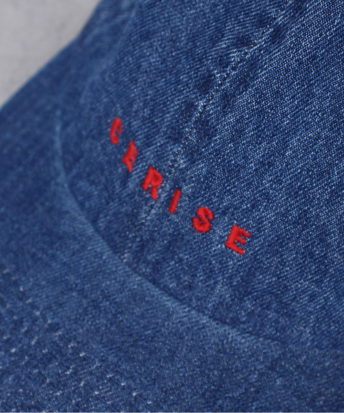 CHILD WOMAN（チャイルドウーマン）の「CERISE刺繍デニムキャップ（キャップ・レディース・ネイビー・FREE）」の4枚目の写真