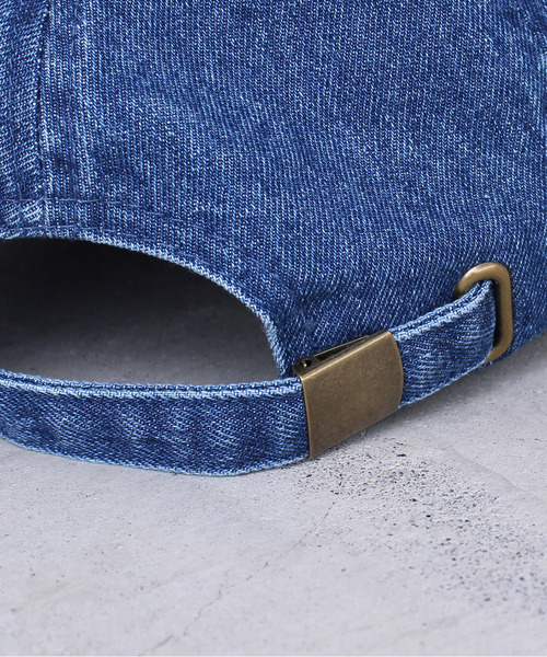 CHILD WOMAN（チャイルドウーマン）の「CERISE刺繍デニムキャップ（キャップ・レディース・ネイビー・FREE）」の6枚目の写真