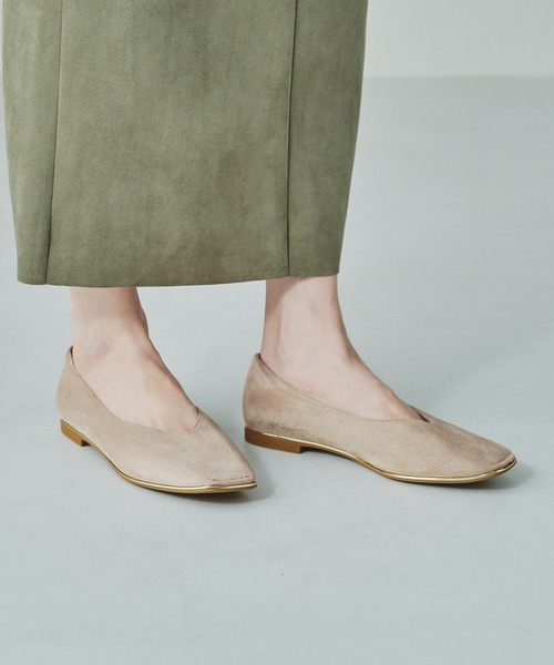 ORiental TRaffic(オリエンタルトラフィック)の「ステッチスクエアトゥパンプス/11115(パンプス・レディース・ブラック/ベージュ/ブルー・40/38/39/41/42/35/36/37/34/33/43)」の3枚目の写真