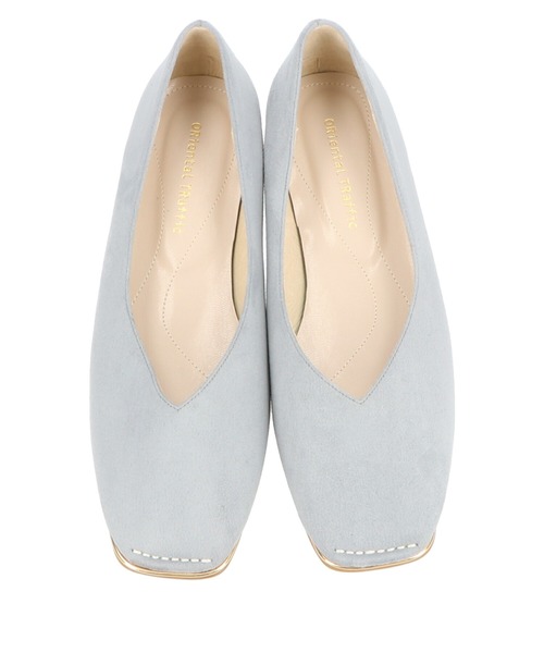 ORiental TRaffic(オリエンタルトラフィック)の「ステッチスクエアトゥパンプス/11115(パンプス・レディース・ブラック/ベージュ/ブルー・40/38/39/41/42/35/36/37/34/33/43)」の9枚目の写真