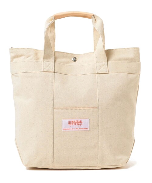 UNIVERSAL OVERALL（ユニバーサルオーバーオール）の「UNIVERSAL OVERALL × B:MING by BEAMS / 別注 2WAY トートバッグ（トートバッグ・メンズ・オフホワイト/ネイビー/カーキ/ブラック/グレー/オリーブ・ONE SIZE）」の16枚目の写真