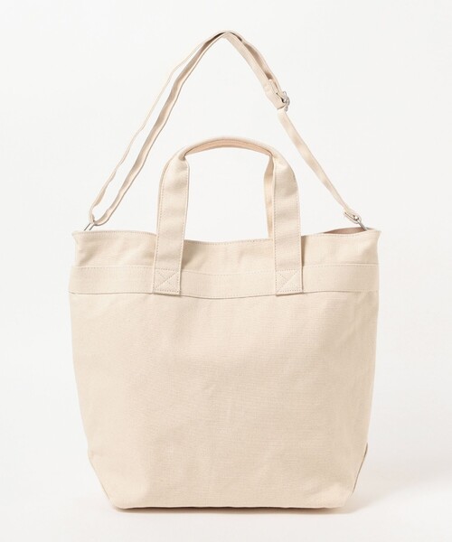 UNIVERSAL OVERALL（ユニバーサルオーバーオール）の「UNIVERSAL OVERALL × B:MING by BEAMS / 別注 2WAY トートバッグ（トートバッグ・メンズ・オフホワイト/ネイビー/カーキ/ブラック/グレー/オリーブ・ONE SIZE）」の22枚目の写真