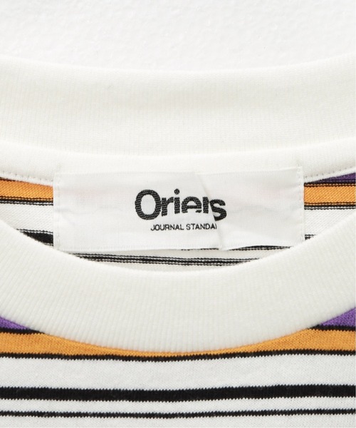 Oriens JOURNAL STANDARD（オリエンス ジャーナルスタンダード）の「Multi border L/S tee / マルチボーダー ロングスリーブTシャツ（Tシャツ/カットソー・レディース・スカイブルー/ネイビー/ホワイト・MEDIUM/LARGE）」の12枚目の写真