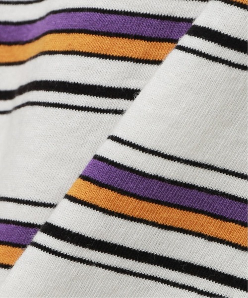 Oriens JOURNAL STANDARD（オリエンス ジャーナルスタンダード）の「Multi border L/S tee / マルチボーダー ロングスリーブTシャツ（Tシャツ/カットソー・レディース・スカイブルー/ネイビー/ホワイト・MEDIUM/LARGE）」の5枚目の写真