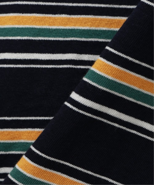 Oriens JOURNAL STANDARD（オリエンス ジャーナルスタンダード）の「Multi border L/S tee / マルチボーダー ロングスリーブTシャツ（Tシャツ/カットソー・レディース・スカイブルー/ネイビー/ホワイト・MEDIUM/LARGE）」の7枚目の写真
