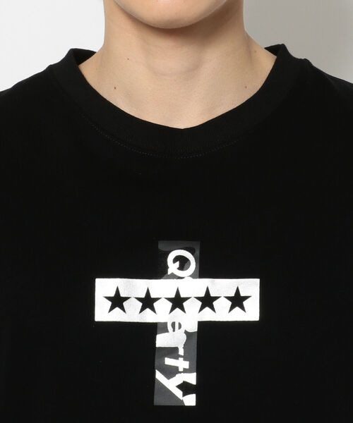 qwerty（クワーティ）の「QWERTY (クワーティ)/Cross Box T-shirt（Tシャツ/カットソー・メンズ・ホワイト/ブラック・MEDIUM/LARGE/X-LARGE）」の5枚目の写真