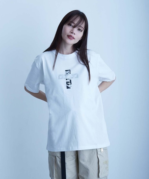 qwerty（クワーティ）の「QWERTY (クワーティ)/Cross Box T-shirt（Tシャツ/カットソー・メンズ・ホワイト/ブラック・MEDIUM/LARGE/X-LARGE）」の13枚目の写真