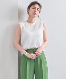 UNITED ARROWS | UWCC レース ノースリーブニット(ニット/セーター)
