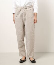 Samansa Mos2 | 綿麻ヒッコリーイージーパンツ(その他パンツ)