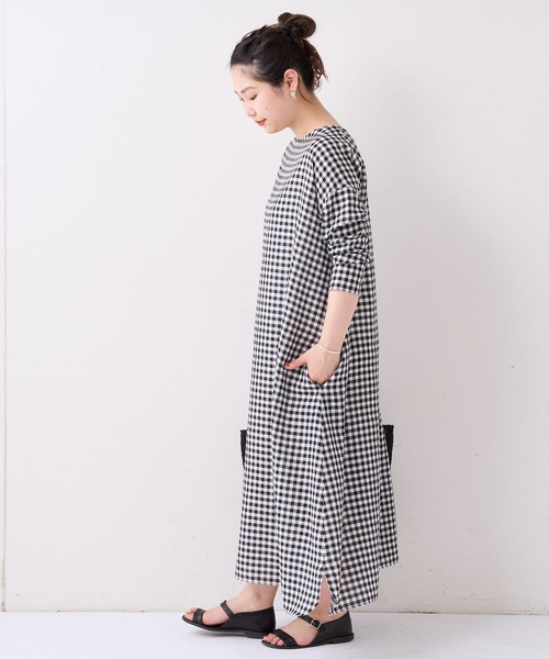 BEARDSLEY（ビアズリー）の「ギンガムワンピース（ワンピース・レディース・ブラック・FREE）」の4枚目の写真