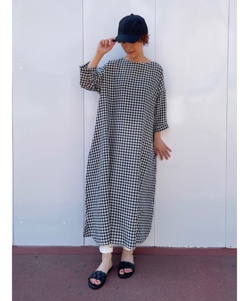 BEARDSLEY（ビアズリー）の「ギンガムワンピース（ワンピース・レディース・ブラック・FREE）」の10枚目の写真