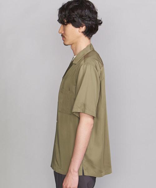 BEAUTY&YOUTH UNITED ARROWS（ビューティーアンドユースユナイテッドアローズ）の「BY DULL/LUSTR オープンカラー リラックスレギュラー シャツ（シャツ/ブラウス・メンズ・ベージュ/オリーブ/イエロー・SMALL/MEDIUM/LARGE/X-LARGE）」の10枚目の写真